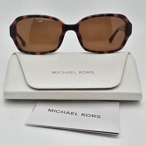 Michael Kors M2946S Lea Tortoise Frame Polarized Brown Lens Sunglasses w/ Case